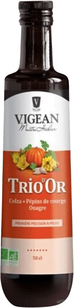 Huile Triodor Colza Onagre Courge BIO